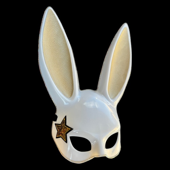 “Gold star” Bunny Rabbit Mask - Picture 2 of 5